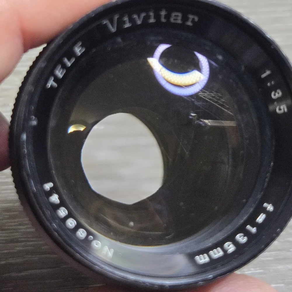 Vivitar Auto Tele-Zoom 55-135mm f/3.5 Screw Mount Auto Telephoto Lens No 69541